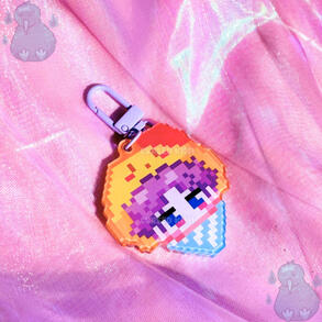 Pixel Art Keychain