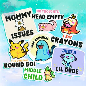 Pokememe Stickers