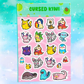 Poke Meme Sticker Sheet